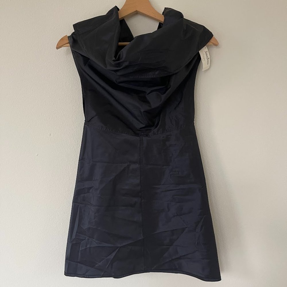 ZORAN Vintage Silk Cowl Neck Tunic Top